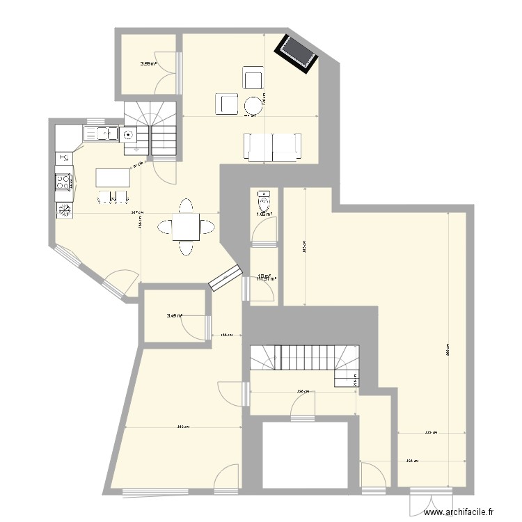 maisonrdcetmeubles. Plan de 0 pièce et 0 m2