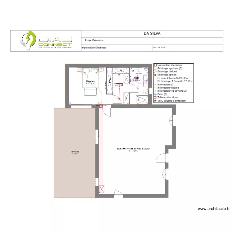 DASILVA RDC. Plan de 