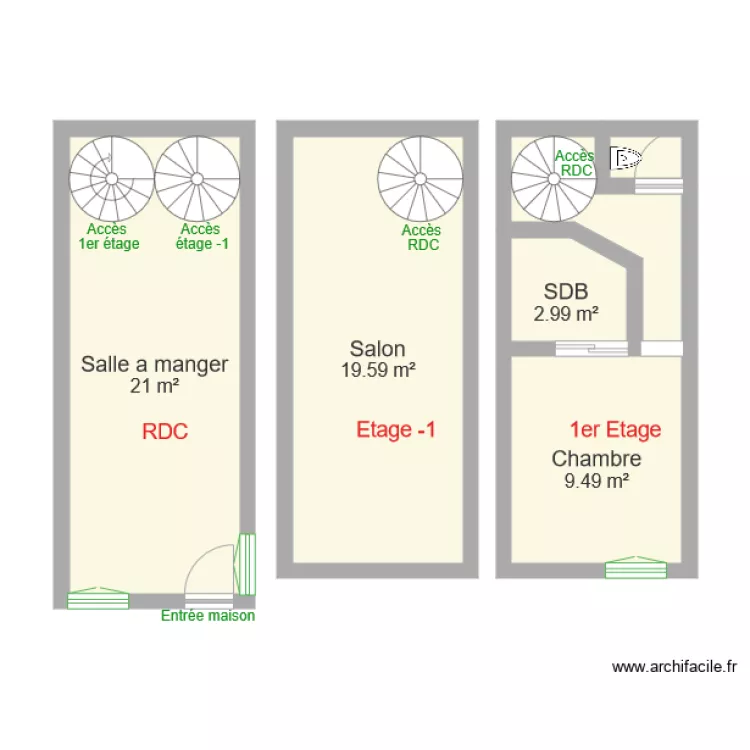 RUFFIER Caserne. Plan de 