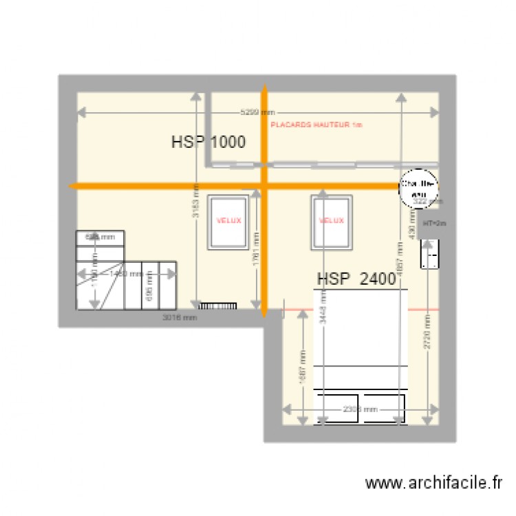 47 CDEGAULLE ETAGE. Plan de 0 pièce et 0 m2