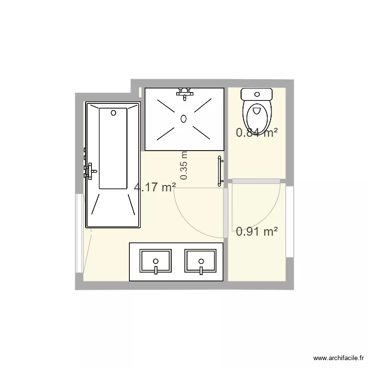 Plan sdb faucauld V2. Plan de 