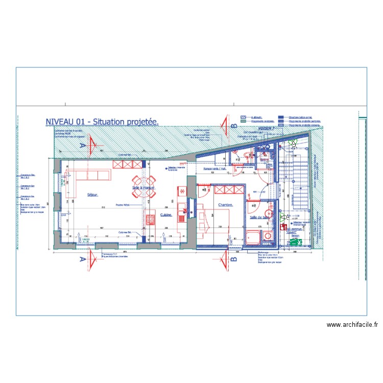 Plan electrique communs R1 DUWEZ. Plan de 0 pièce et 0 m2