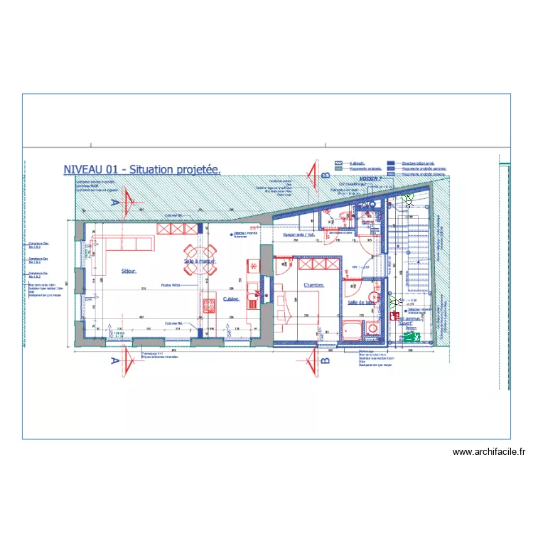 Plan electrique communs R1 DUWEZ. Plan de 