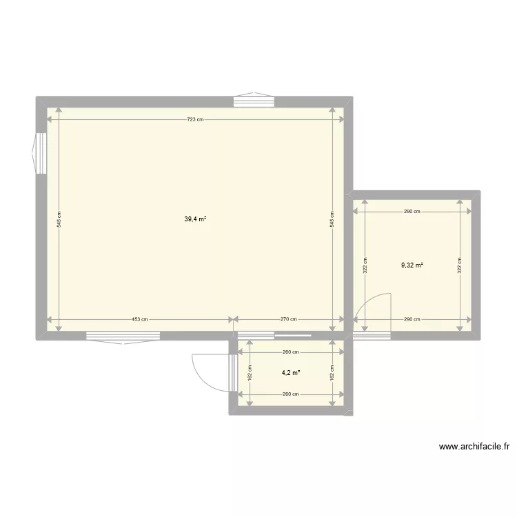 chalet projet. Plan de 