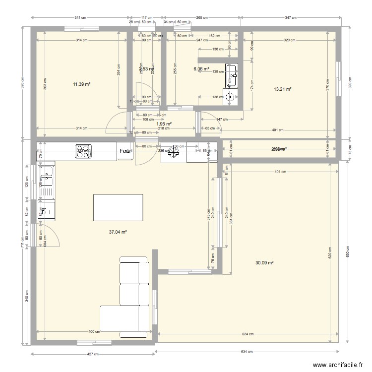 Maison Monrepos1. Plan de 0 pièce et 0 m2