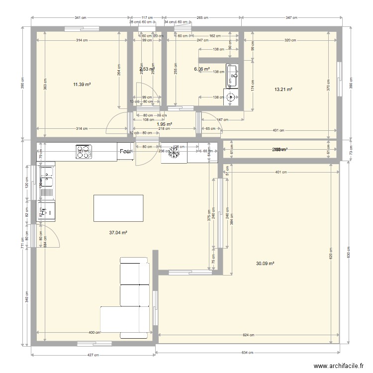 Maison Monrepos1. Plan de 0 pièce et 0 m2