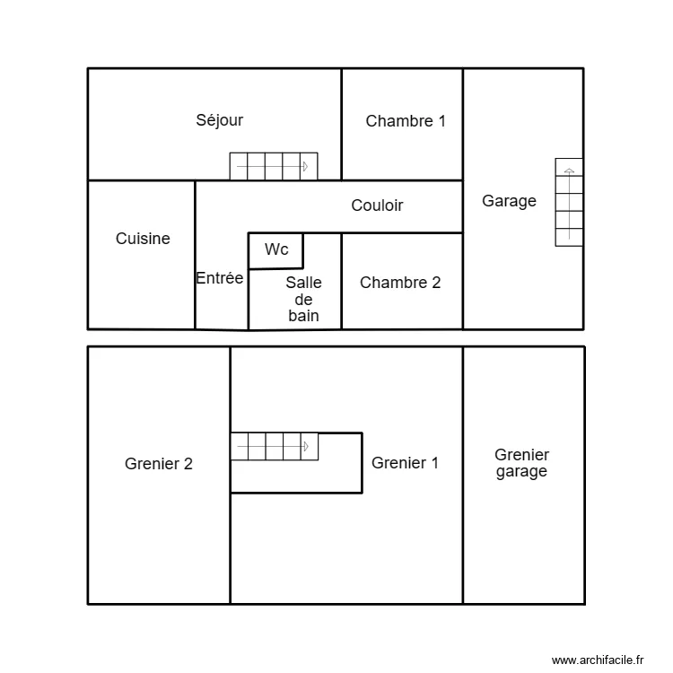 PLOMEUR LEROUX. Plan de 