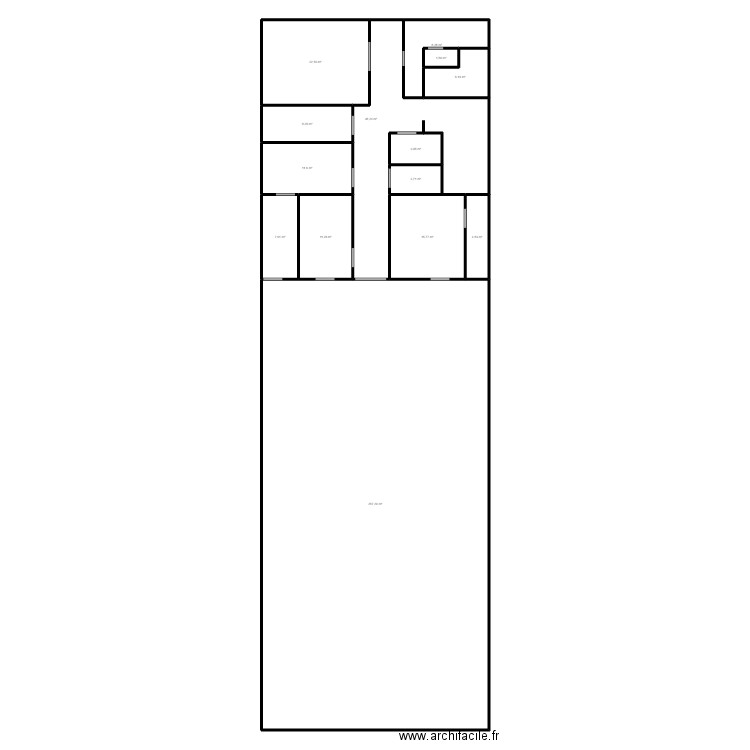 Optical CENTER Haz. Plan de 14 pièces et 401 m2