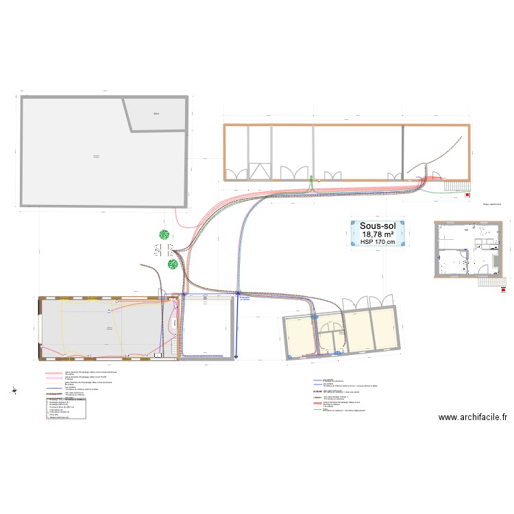 plan intérieur sechoir à tabac. Plan de 0 pièce et 0 m2