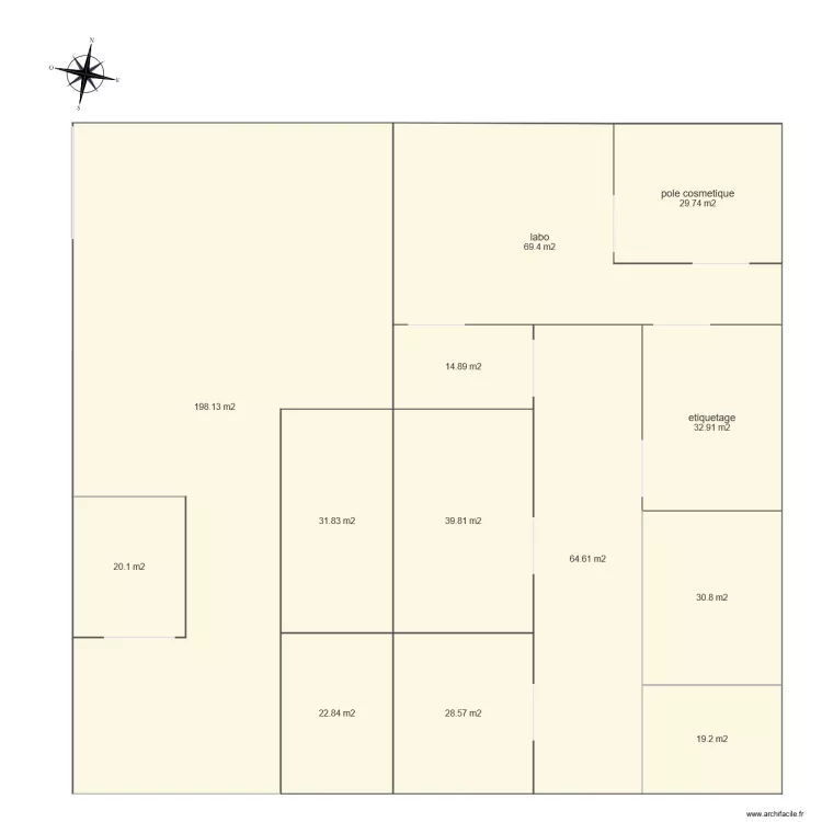 plan de masse 600m2. Plan de 