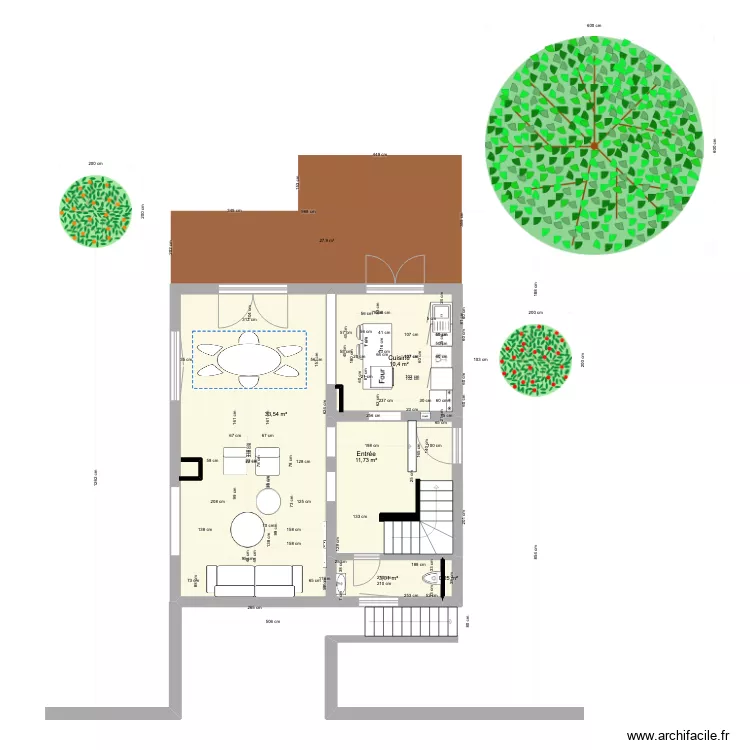 PLAN AVEC COMBLE AM2NAG2 PAPA. Plan de 