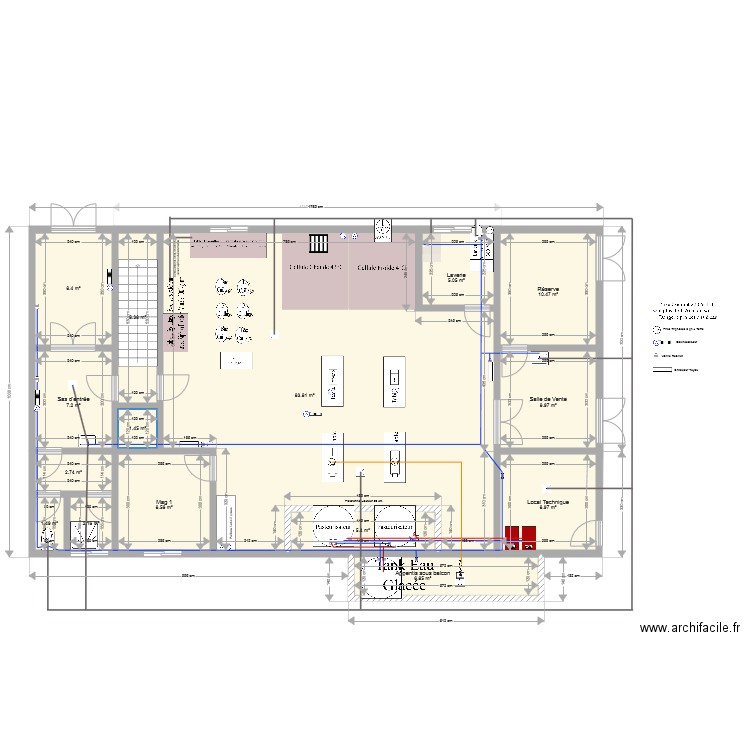 Laiterie vers 8 6. Plan de 0 pièce et 0 m2