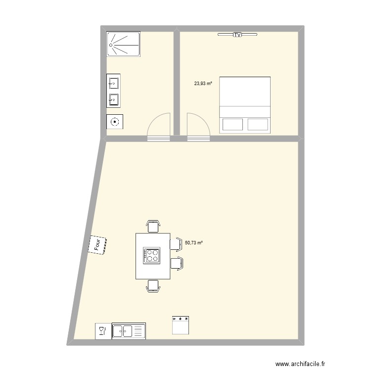 chantier Corbeile. Plan de 0 pièce et 0 m2