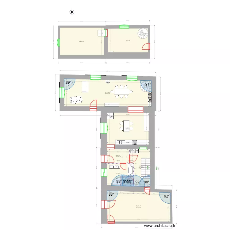 MAISON RANCHAL PROJET JF1. Plan de MAISON RANCHAL PROJET JF1. Plan de