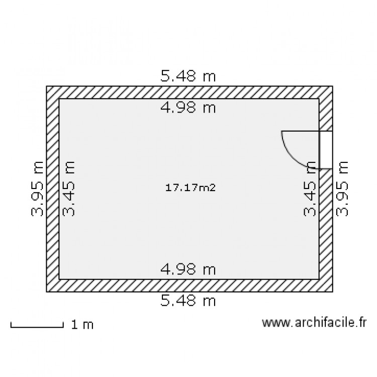 Studette. Plan de 0 pièce et 0 m2