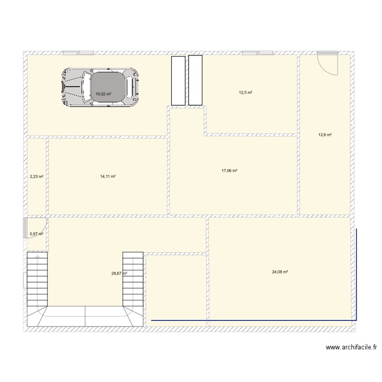 MON PLAN1. Plan de 9 pièces et 131 m2