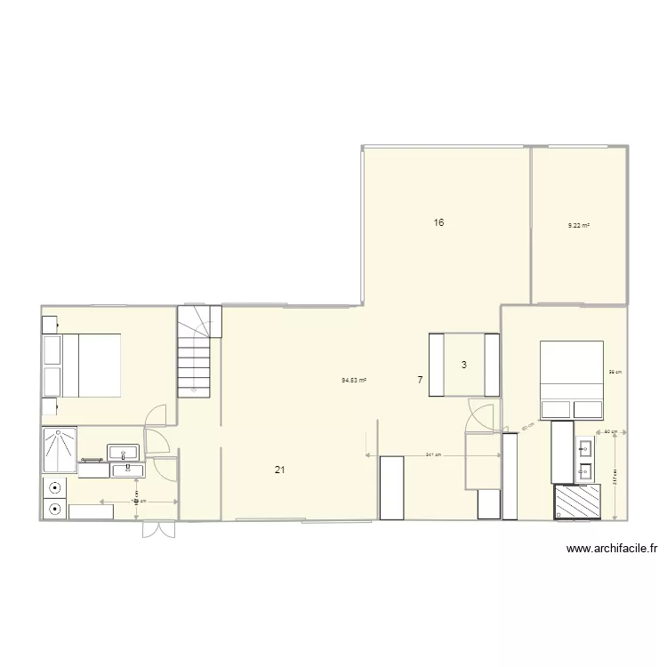 Maison Trezien Plan Jegado Version Kalou. Plan de 
