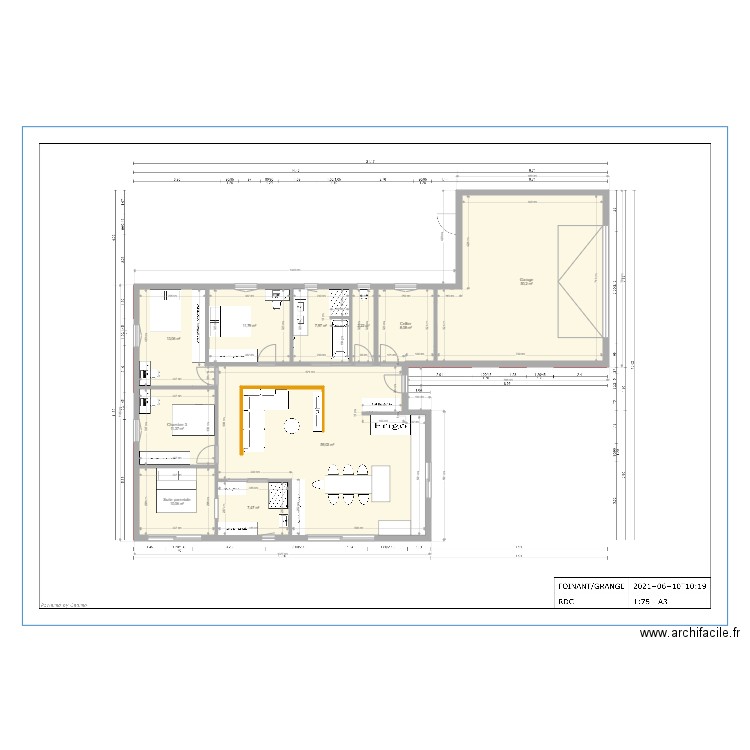 Notre maison 02. Plan de 0 pièce et 0 m2