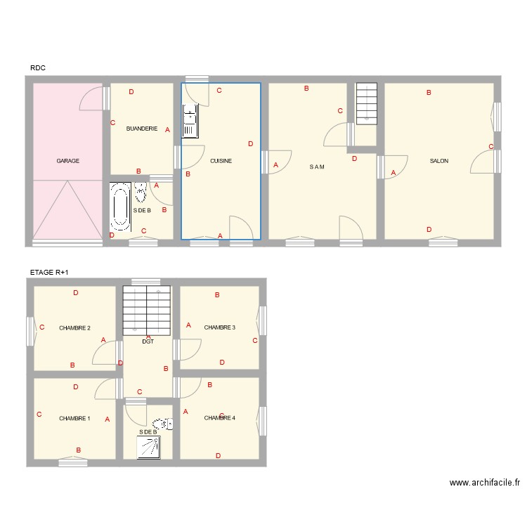 COLLEY. Plan de 0 pièce et 0 m2