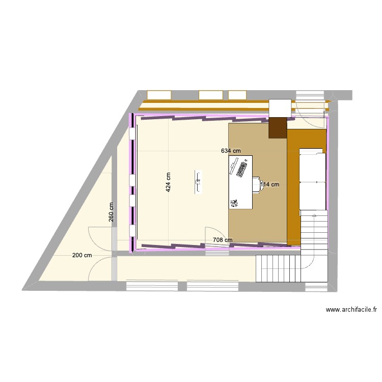 Bierges - Montage_son - V10.4.BKP. Plan de 2 pièces et 33 m2
