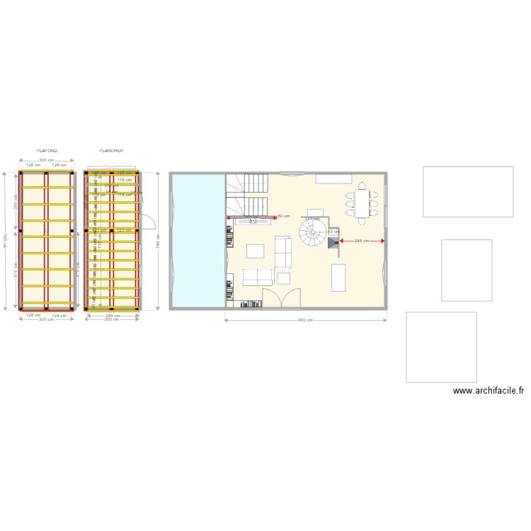 colroy etage 1. Plan de 0 pièce et 0 m2