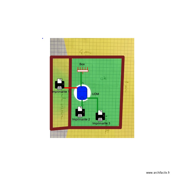 Plan UDM Basse cour. Plan de 0 pièce et 0 m2