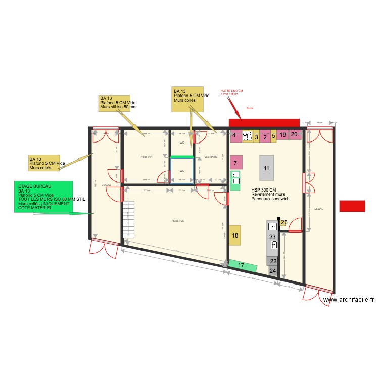 MILLENIUM  cuisine SALLE  07 06 18. Plan de 0 pièce et 0 m2