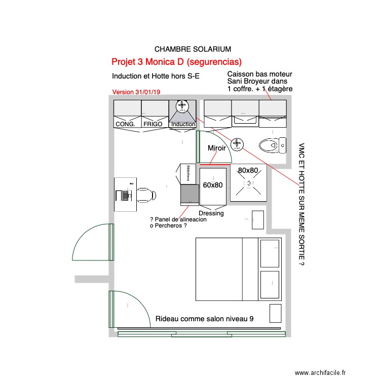 Projet 3 Monica D. Plan de 0 pièce et 0 m2