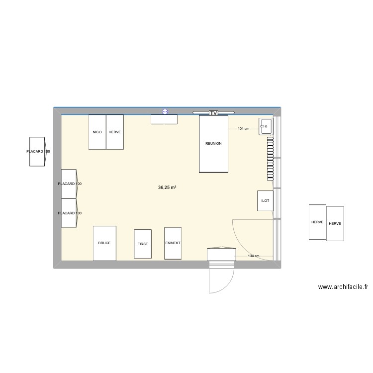 SHOW ROOM. Plan de 0 pièce et 0 m2