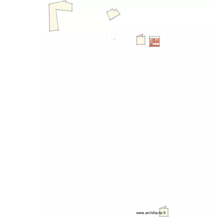 plan de facade arriere apres projet . Plan de 