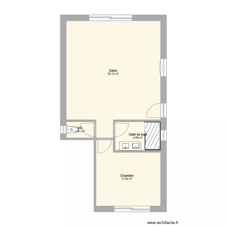 maison L. Plan de 