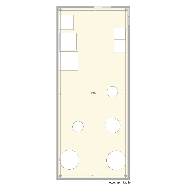 Château Langoiran  Projet. Plan de 0 pièce et 0 m2