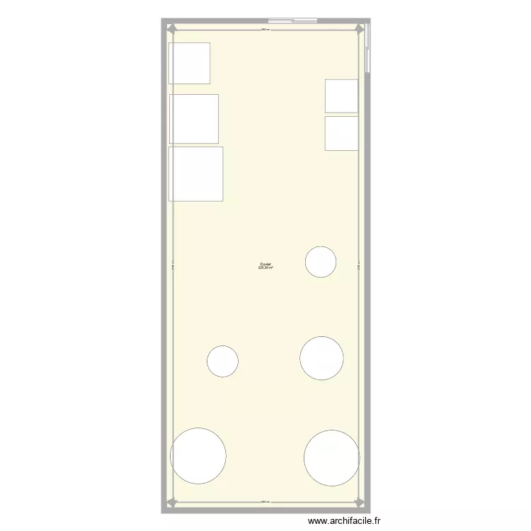 Ch&acirc;teau Langoiran  Projet. Plan de 