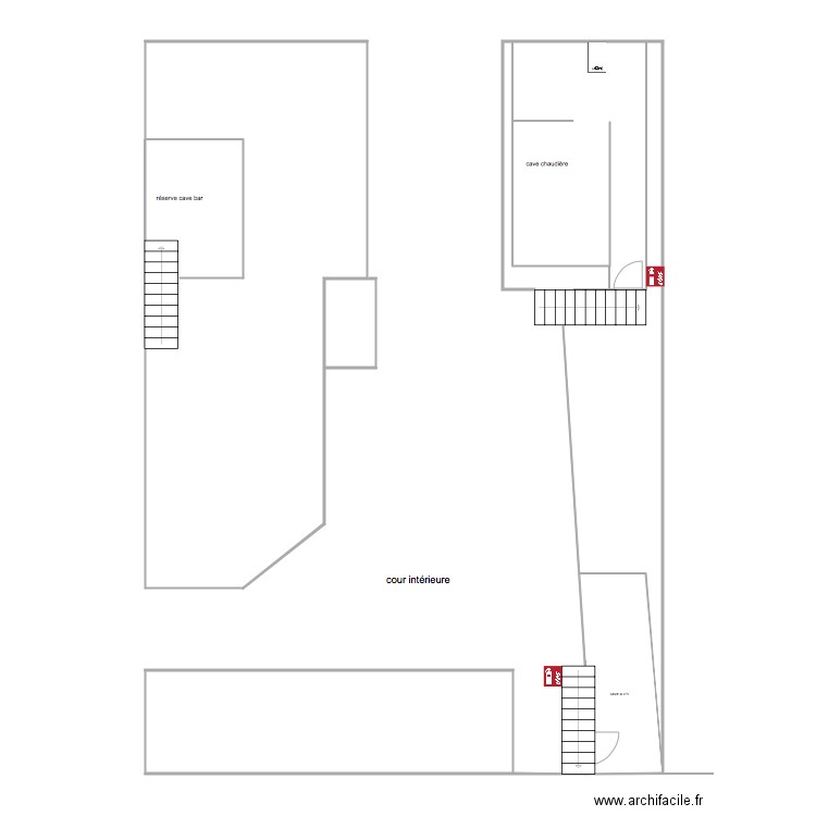 caves1. Plan de 0 pièce et 0 m2