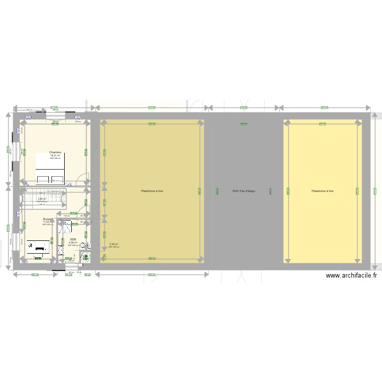 Plan  1er étage Electricité. Plan de 0 pièce et 0 m2