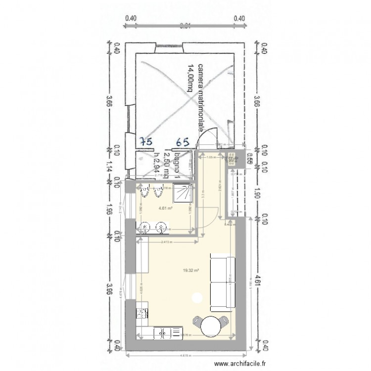 antonella. Plan de 0 pièce et 0 m2