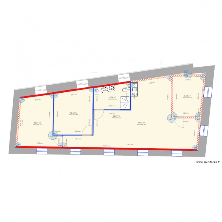 lambert comble3. Plan de 0 pièce et 0 m2