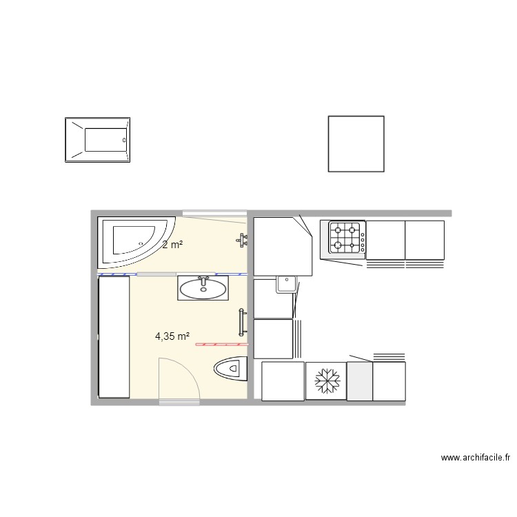 SDB 8 9. Plan de 0 pièce et 0 m2