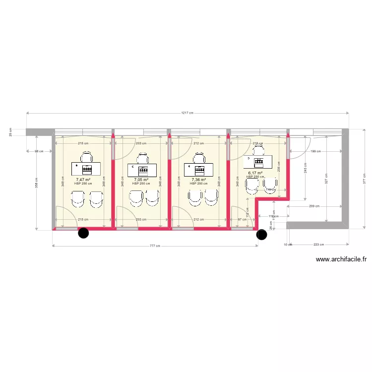 Projet DDETS. Plan de 