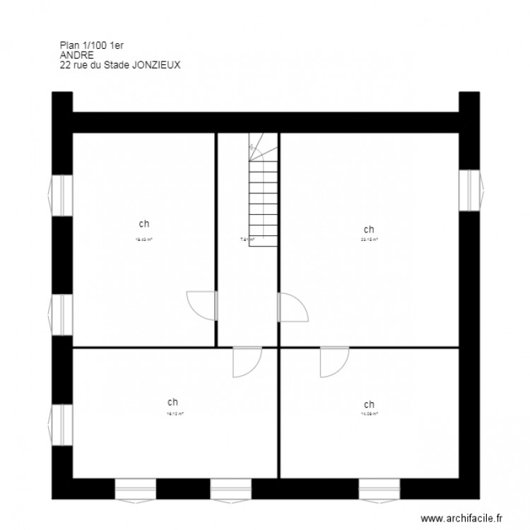 plan ANDRE Jonzieux. Plan de 0 pièce et 0 m2