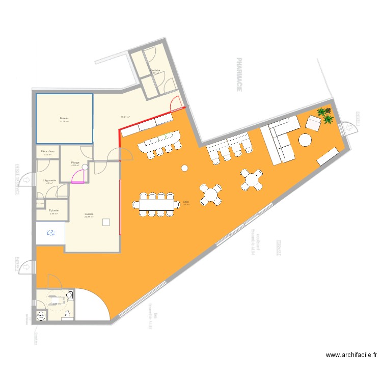 Changé v1. Plan de 0 pièce et 0 m2