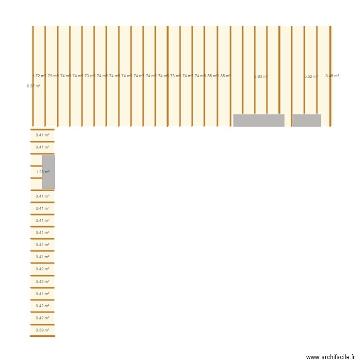 Terrasse en bois. Plan de 0 pièce et 0 m2