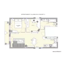 APPARTEMENT VILLENEUVE CONCEPT fifi