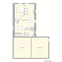 planAPP GRENIER AVEC PORTE ET FENETRE