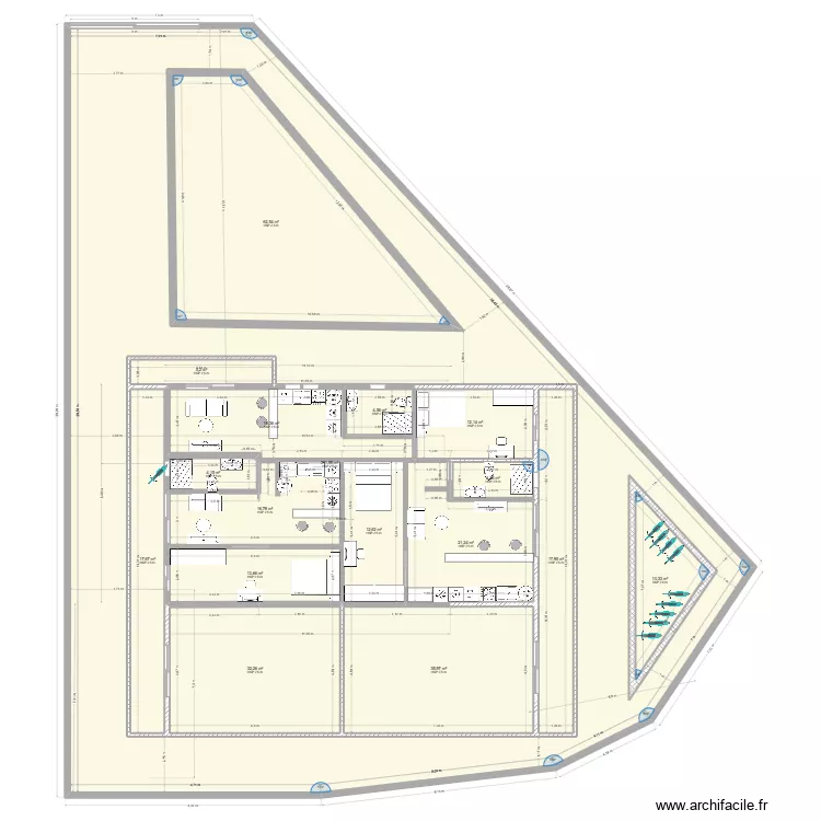 plans maison maman etat existant. Plan de 