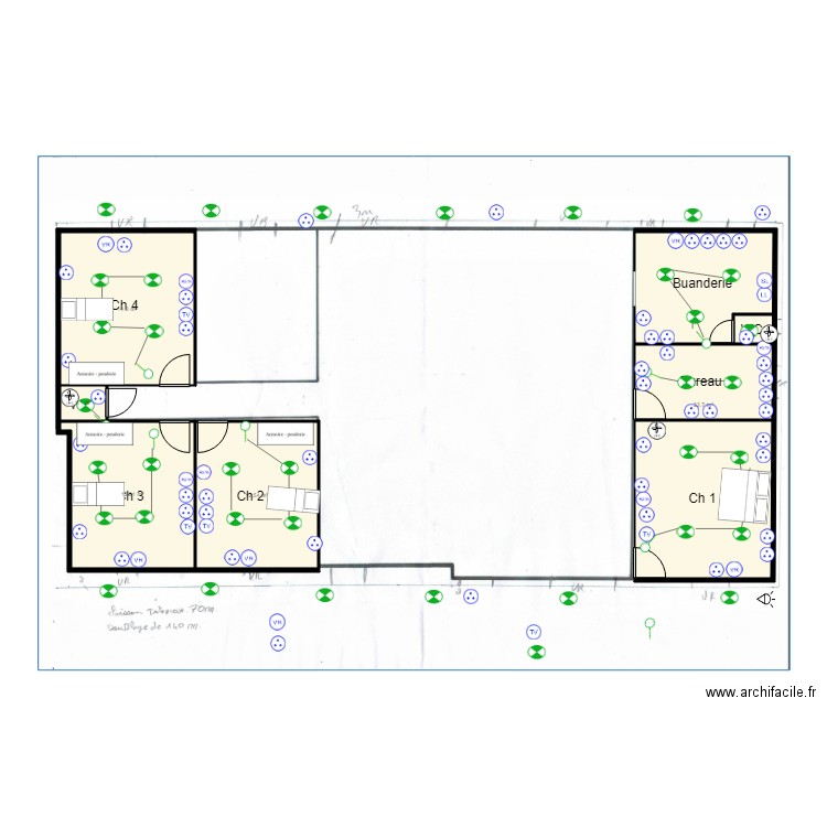 plan david josse electricite 1. Plan de 0 pièce et 0 m2