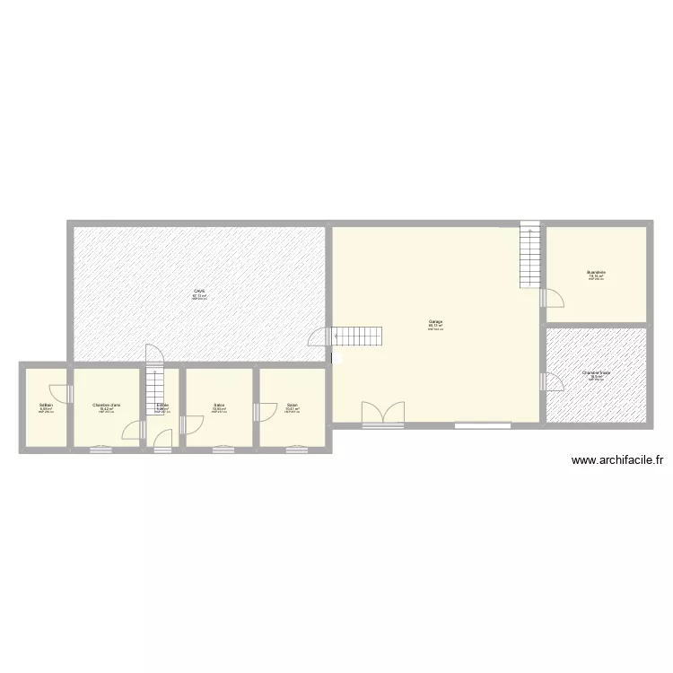 Maison la thonie. Plan de 