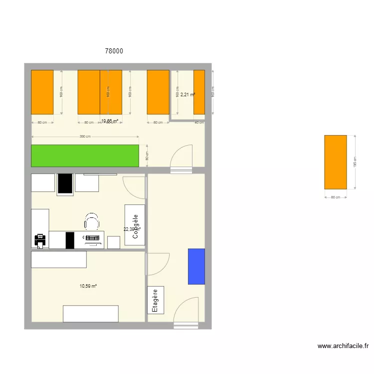 Plan MS 1 salle2. Plan de 