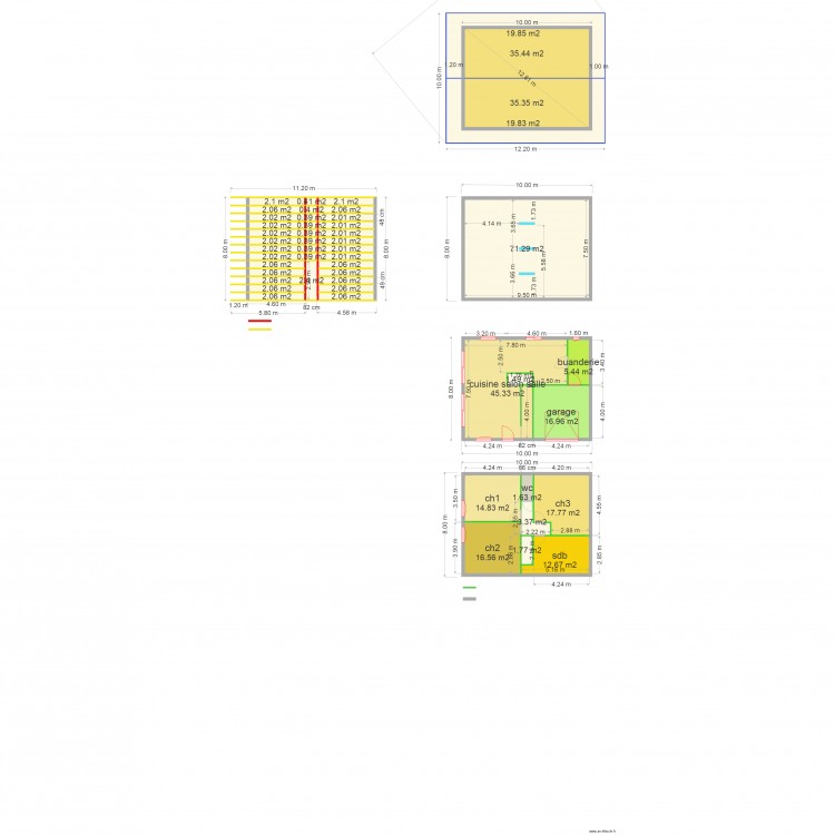 maison chamoux 1. Plan de 0 pièce et 0 m2