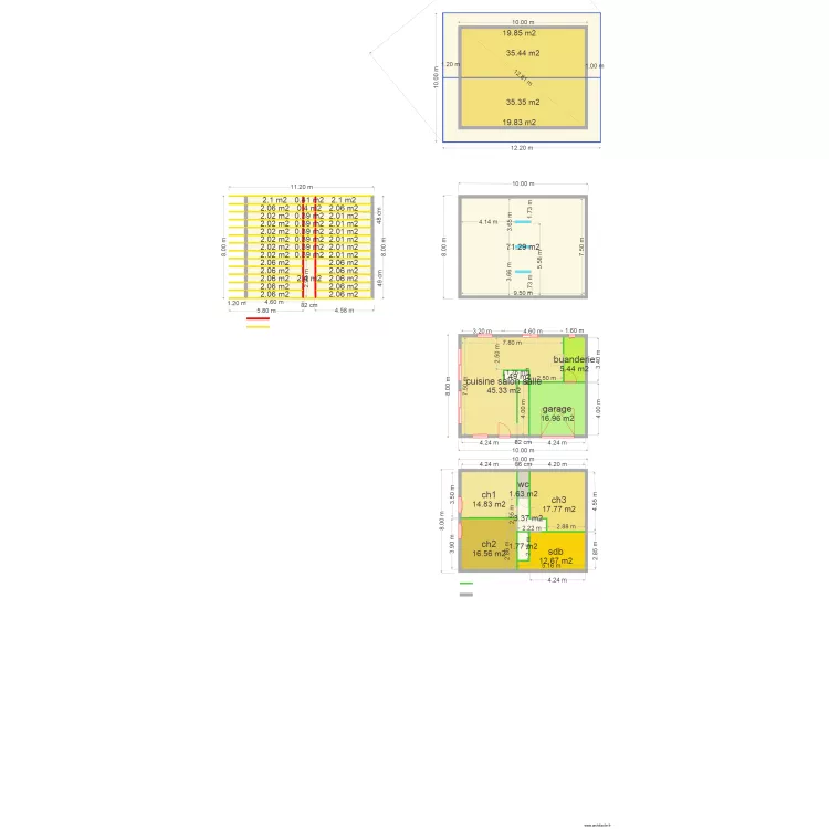 maison chamoux 1. Plan de 